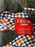 IZOD Checkered-gingham Blue Long Sleeve Button-Down Shirt 18-24 MO / 24 MO - photo 3