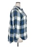 Billy T 100% Lyocell Plaid Blue Long Sleeve Button-Down Shirt Size 2X - photo 4