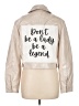 7 For All Mankind 100% Polyurethane Tan Jacket Size L - photo 2