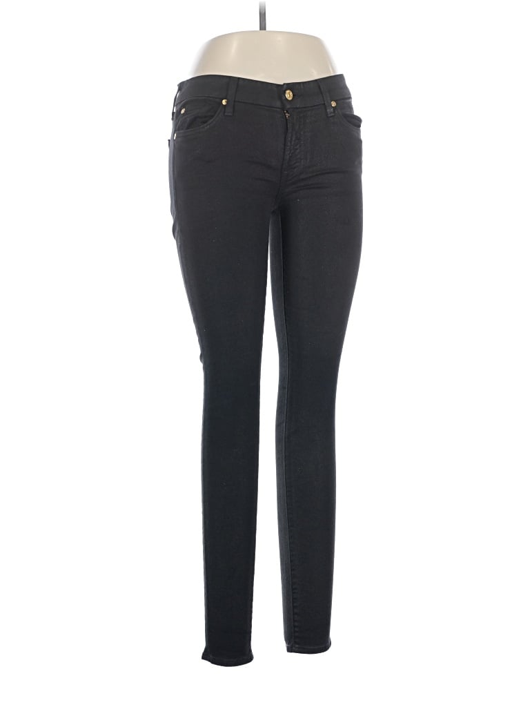 Pre-owned 7 For All Mankind Jeans In Black