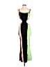 Assorted Brands Color Block Green Cocktail Dress Size 0 - photo 1