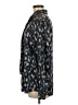Theory Animal Print Black Long Sleeve Blouse Size M - photo 5