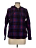 L.L.Bean 100% Cotton Plaid Purple Fleece Size M - photo 1