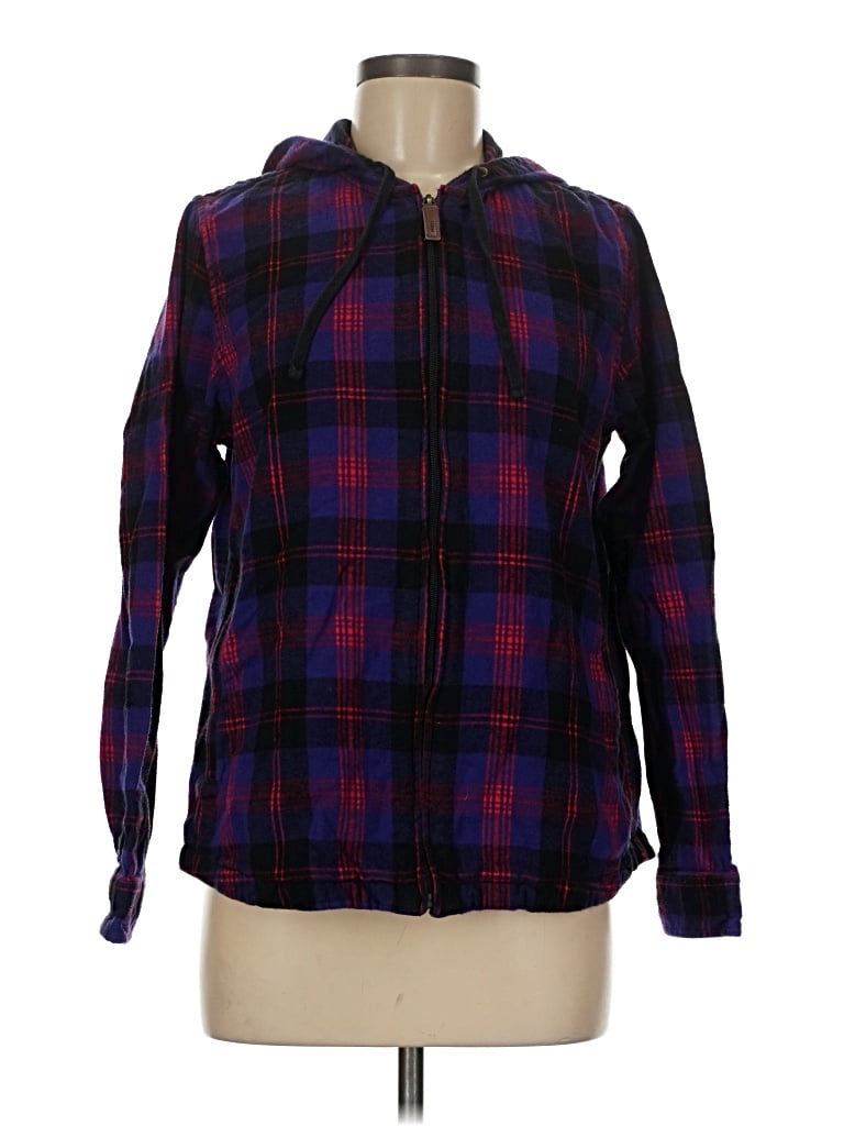 Pre-owned L.l.bean Fleece Jacket In Purple