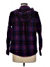 L.L.Bean 100% Cotton Plaid Purple Fleece Size M - photo 2