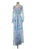 Unbranded Tie-dye Blue Casual Dress Size XXS (estimated) - photo 1