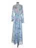 Unbranded Tie-dye Blue Casual Dress Size XXS (estimated) - photo 2