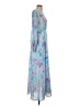 Unbranded Tie-dye Blue Casual Dress Size XXS (estimated) - photo 4