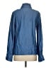 Unbranded 100% Polyester Blue Long Sleeve Blouse Size S - photo 2