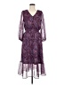 Talbots Paisley Purple Casual Dress Size 6 - photo 1
