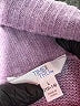 Time and Tru Stripes Purple Turtleneck Sweater Size L - photo 7