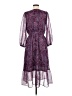 Talbots Paisley Purple Casual Dress Size 6 - photo 2