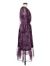 Talbots Paisley Purple Casual Dress Size 6 - photo 4