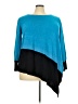 Avenue Color Block Teal Pullover Sweater Size 26 - 28 Plus - photo 1