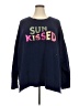 Crown & Ivy Blue Sweatshirt Size 2X - photo 1