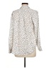 Maje 100% Polyester Animal Print Ivory Long Sleeve Blouse Size M - photo 2