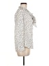 Maje 100% Polyester Animal Print Ivory Long Sleeve Blouse Size M - photo 4