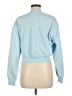 Bershka 100% Cotton Blue Sweatshirt Size M - photo 2