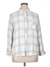 Well Worn 100% Viscose Plaid Gray Long Sleeve Button-Down Shirt Size XL - photo 1
