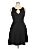 Nicki Minaj Solid Black Cocktail Dress Size XL - photo 1