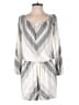 Tart Chevron-herringbone Gray Romper Size S - photo 1