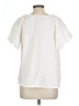 Gloria Vanderbilt Ivory Short Sleeve Blouse Size L - photo 2
