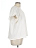 Gloria Vanderbilt Ivory Short Sleeve Blouse Size L - photo 4
