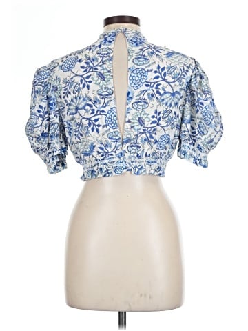 Hemant & Nandita Short Sleeve Blouse (view 2)
