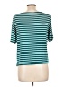 Chico's Teal Short Sleeve Top Size Lg Petite (2) - photo 2