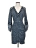 Veronica Beard Floral Paisley Blue Cocktail Dress Size 4 - photo 1