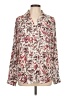 Maurices 100% Polyester Paisley Ivory Long Sleeve Blouse Size L - photo 1