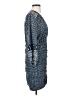 Veronica Beard Floral Paisley Blue Cocktail Dress Size 4 - photo 4