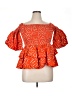 Kavazi Orange 3/4 Sleeve Blouse Size XL (estimated) - photo 1
