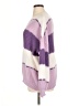 Shein Curve 100% Polyester Color Block Purple Pullover Sweater Size 1X - photo 5
