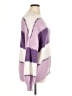 Shein Curve 100% Polyester Color Block Purple Pullover Sweater Size 1X - photo 4