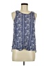 Charming Charlie 100% Rayon Blue Sleeveless Blouse Size M - photo 1