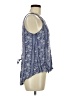 Charming Charlie 100% Rayon Blue Sleeveless Blouse Size M - photo 4