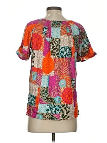 Lilly Pulitzer Short Sleeve Silk Top (view 2)