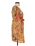 Isle Apparel Paisley Orange Casual Dress Size S - photo 4