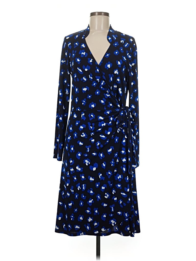 Pre-owned Leota Casual Dress In Blue