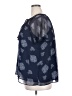 Lane Bryant 100% Polyester Blue Short Sleeve Blouse Size 18 - 20 Plus - photo 5