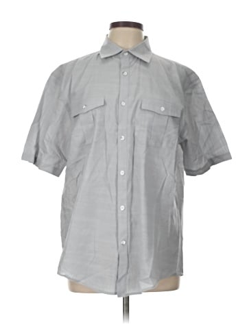 Alfani Short Sleeve Button-Down Shirt (view 1)