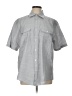 Alfani Gray Short Sleeve Button-Down Shirt Size L - photo 1