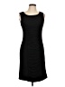 Calvin Klein Solid Black Cocktail Dress Size 10 - photo 1