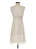 Max Studio Polka Dots Ivory Casual Dress Size S - photo 2