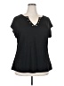 Unbranded Black Short Sleeve Top Size 2X - photo 1