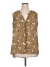 Downing Studio 100% Polyester Brown Sleeveless Blouse Size 1X - photo 1