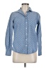J.Crew 100% Cotton Polka Dots Blue Long Sleeve Button-Down Shirt Size 6 - photo 1