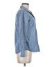 J.Crew 100% Cotton Polka Dots Blue Long Sleeve Button-Down Shirt Size 6 - photo 4