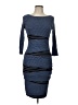 Bailey 44 Stripes Blue Cocktail Dress Size L - photo 1